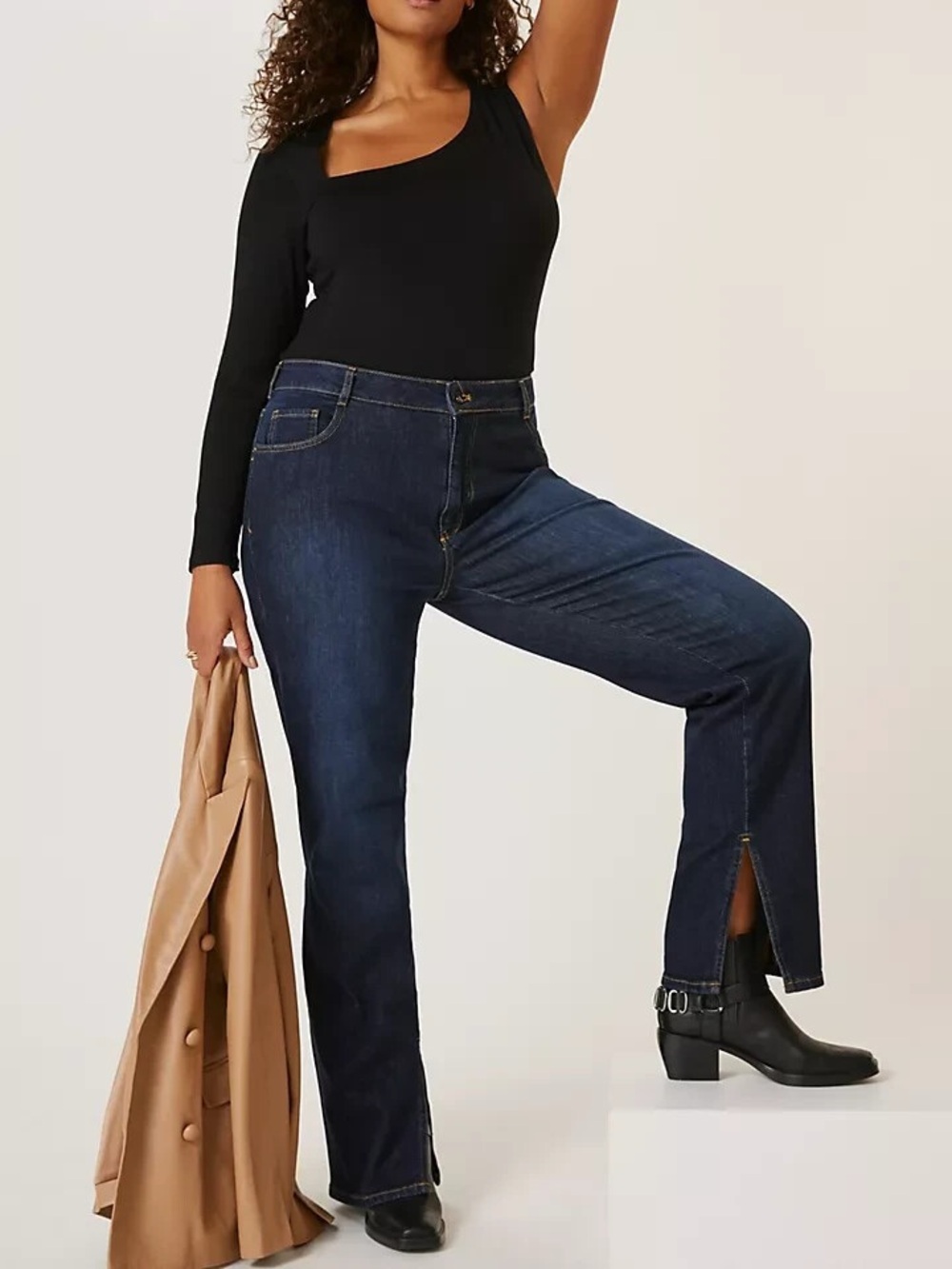 Pilcro The Split Straight Jeans